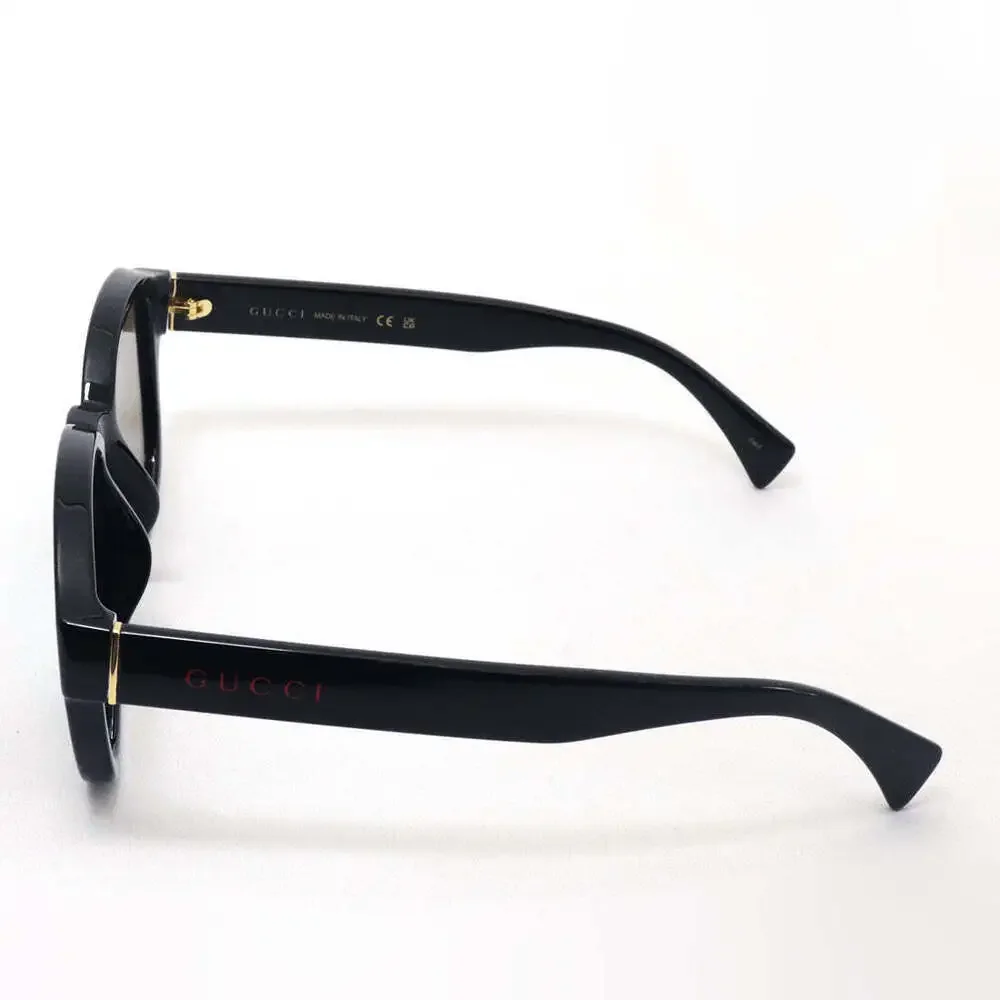 NWT Gucci GG1140SK-003-54 Black Square 54mm Sunglasses